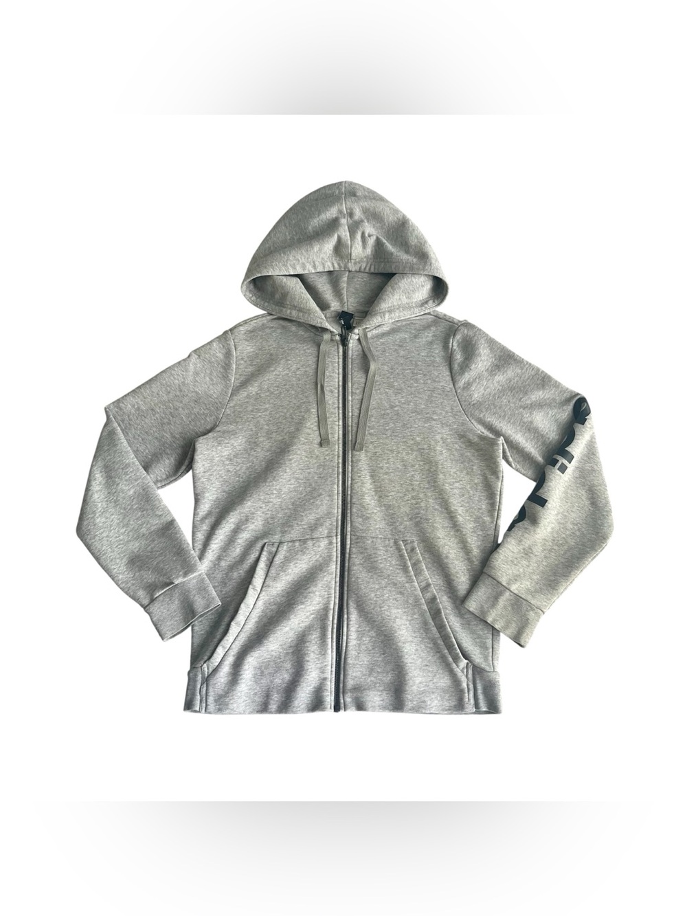 adidas Gray Zip-Up Hoodie